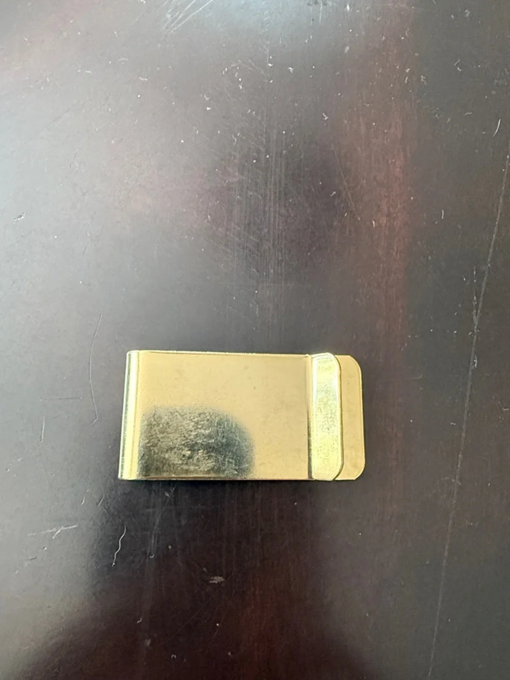 Gold-Tone Personalized Money Clip with 'Jared' Engraving